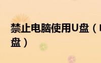 禁止电脑使用U盘（电脑如何设置禁止使用U盘）