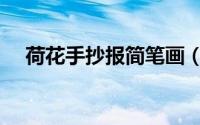 荷花手抄报简笔画（荷花手抄报简笔画）