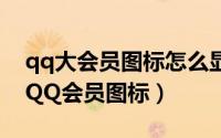 qq大会员图标怎么显示（【教程】如何刷新QQ会员图标）