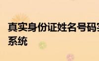 真实身份证姓名号码实名验证去掉王者防沉迷系统