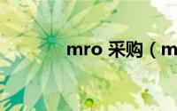 mro 采购（mro 采购 技巧）