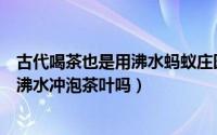 古代喝茶也是用沸水蚂蚁庄园（蚂蚁庄园古人喝茶也都是用沸水冲泡茶叶吗）