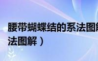 腰带蝴蝶结的系法图解视频（腰带蝴蝶结的系法图解）