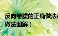 反向卷腹的正确做法动态图（反向卷腹的正确做法图解）