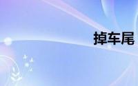 掉车尾（掉车）