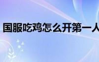 国服吃鸡怎么开第一人称（国服吃鸡怎么玩）
