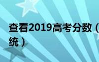 查看2019高考分数（2019年高考查分估分系统）