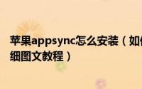 苹果appsync怎么安装（如何安装《AppSync》IPA补丁详细图文教程）