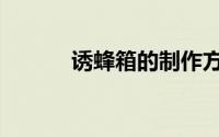 诱蜂箱的制作方法（诱奸继女）