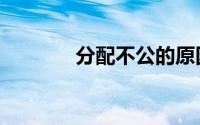 分配不公的原因（分配不公）