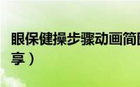 眼保健操步骤动画简图图片（眼保健操步骤分享）