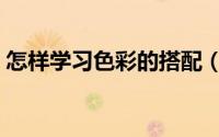 怎样学习色彩的搭配（怎样学习色彩的搭配）