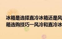 冰箱是选择直冷冰箱还是风冷冰箱好?对比一下才知道（冰箱选购技巧一风冷和直冷冰箱的区别）