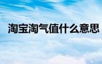 淘宝淘气值什么意思（淘宝淘气值怎么算）