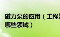 磁力泵的应用（工程塑料磁力驱动泵可以用在哪些领域）