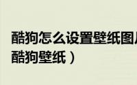 酷狗怎么设置壁纸图片（如何给电脑桌面添加酷狗壁纸）