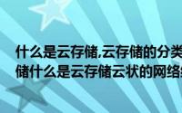 什么是云存储,云存储的分类、特点是什么?（【网盘】云存储什么是云存储云状的网络结构）