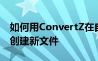 如何用ConvertZ在自定义繁体中文校正表中创建新文件