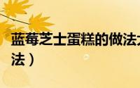 蓝莓芝士蛋糕的做法大全（蓝莓芝士蛋糕的做法）