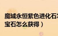 魔域永恒紫色进化石怎么得（焚神葬魔域进化宝石怎么获得）
