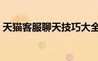 天猫客服聊天技巧大全（天猫客服聊天技巧）