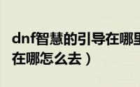 dnf智慧的引导在哪里进去（DNF智慧的引导在哪怎么去）