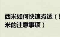 西米如何快速煮透（如何将西米煮透以及煮西米的注意事项）
