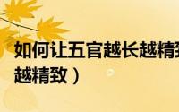 如何让五官越长越精致男生（如何让五官越长越精致）