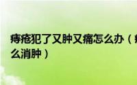 痔疮犯了又肿又痛怎么办（痔疮犯了怎么办痔疮肿胀疼痛怎么消肿）