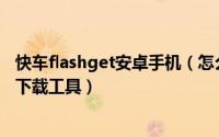 快车flashget安卓手机（怎么把FlashGet(快车)设置为默认下载工具）