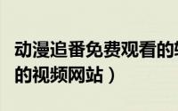 动漫追番免费观看的软件（适合看动漫追番剧的视频网站）