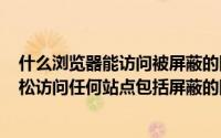 什么浏览器能访问被屏蔽的网站（使用Webfreer浏览器轻松访问任何站点包括屏蔽的网站）