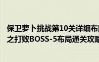 保卫萝卜挑战第10关详细布阵攻略（经典塔防游戏保卫萝卜之打败BOSS-5布局通关攻略）
