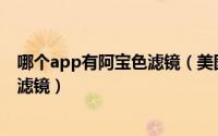 哪个app有阿宝色滤镜（美图秀秀中给图片添加阿宝色特效滤镜）