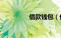 借款钱包（借款申请书）