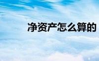 净资产怎么算的（净资产怎么算）