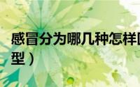 感冒分为哪几种怎样区别（感冒分为哪几种类型）