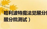 哈利波特魔法觉醒分院测试（哈利波特魔法觉醒分院测试）