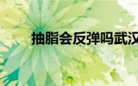 抽脂会反弹吗武汉（抽脂会反弹吗）