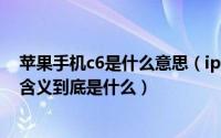 苹果手机c6是什么意思（iphone5s、5c、6p中的s、c、p含义到底是什么）