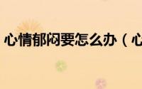 心情郁闷要怎么办（心情很郁闷应该怎么办）