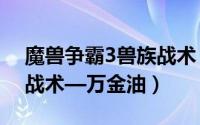 魔兽争霸3兽族战术（魔兽争霸WAR３兽族战术—万金油）