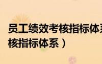 员工绩效考核指标体系（怎样建立公司绩效考核指标体系）