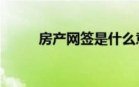 房产网签是什么意思（房产网签）