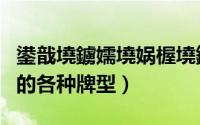 鍙戠墝鐪嬬墝娲楃墝鐮佺墝（如何分析牌局中的各种牌型）