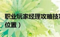 职业玩家经理攻略技巧（职业玩家经理怎么选位置）