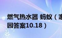燃气热水器 蚂蚁（家里装燃气热水器蚂蚁庄园答案10.18）