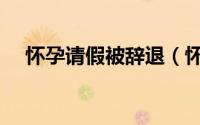 怀孕请假被辞退（怀孕生子休假被开除）