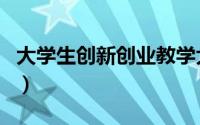 大学生创新创业教学大纲（创业课堂教学大纲）