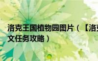 洛克王国植物园图片（【洛克王国】植物园的生机第一期图文任务攻略）